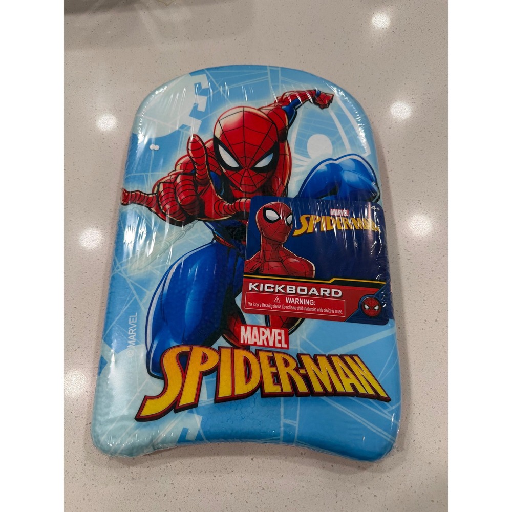 Marvel Spider-Man Kids Swim Kickboard‎ Blue Red Foam Pool Training Board NEW